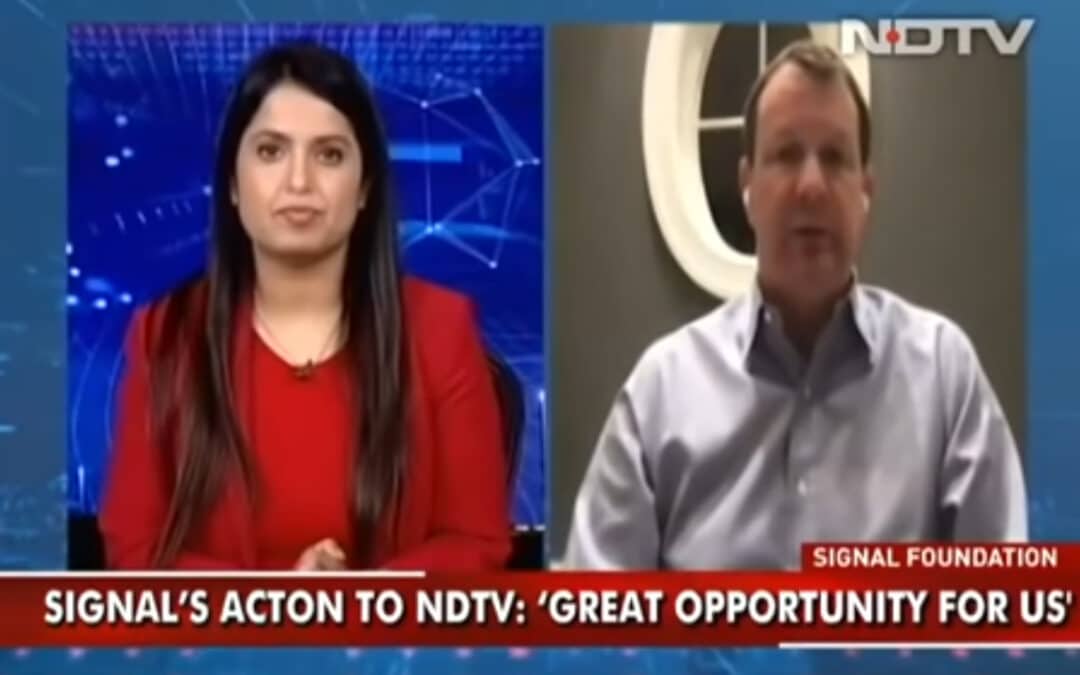 “Where Signal scores over WhatsApp”: Co-Founder Brian Acton to NDTV