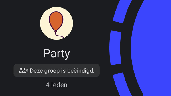 Signal laat beheerders groepen beëindigen voor iedereen