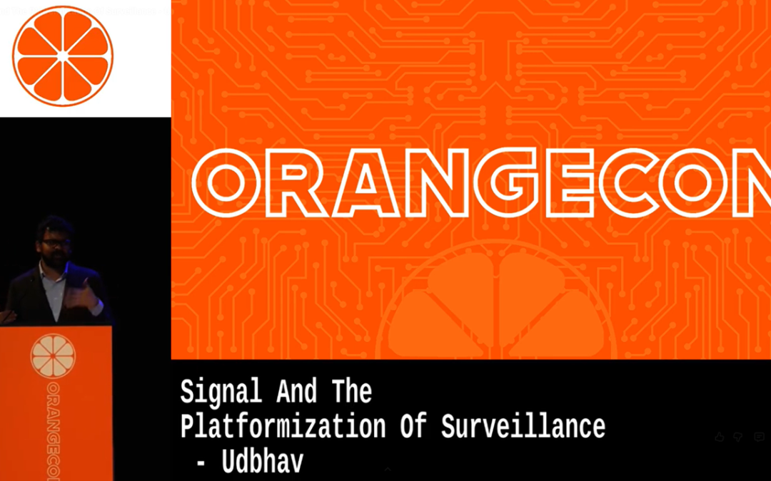 Signal en de platformisering van surveillance met Udbhav Tiwari