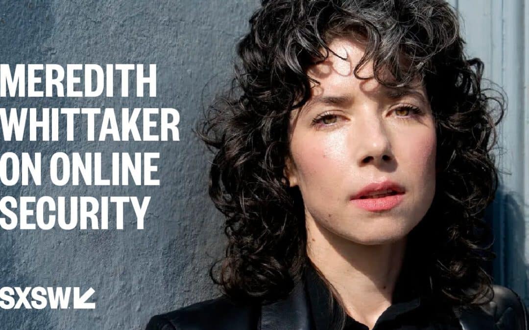 Meredith Whittaker on online security