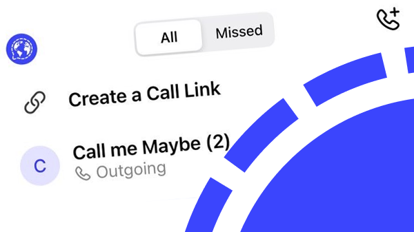 Signal Mise à jour iOS : améliorations de l'onglet Appels et nouveaux progrès sur les sondages