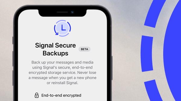 Signal starts testing Signal Secure Backups on iOS