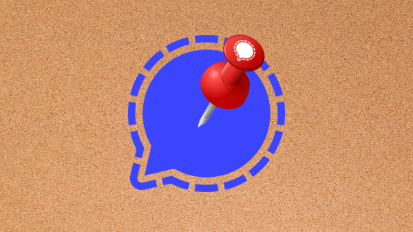 Signal travaille sur les messages épinglés.