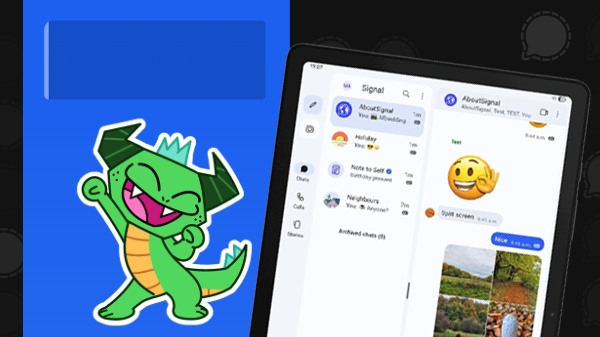 Signal sticker reply