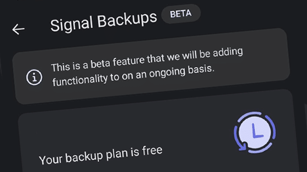 New Signal updates for Android, iOS, and Desktop mainly focused on backups