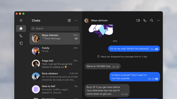 Signal in the web browser? – Why it’s not possible and a good alternative
