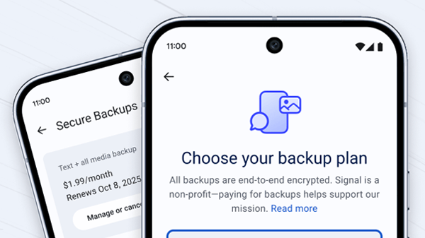 Signal sur iOS : sondages et sauvegardes arrivent bientôt